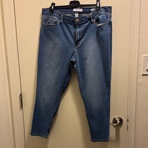 Nine West Blue Cropped Jeans